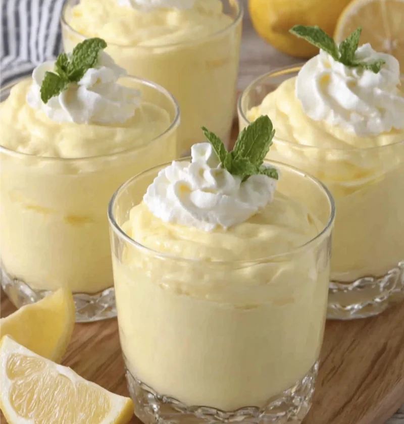 Lemon Cheesecake Mousse Light Zesty Nobake Dessert