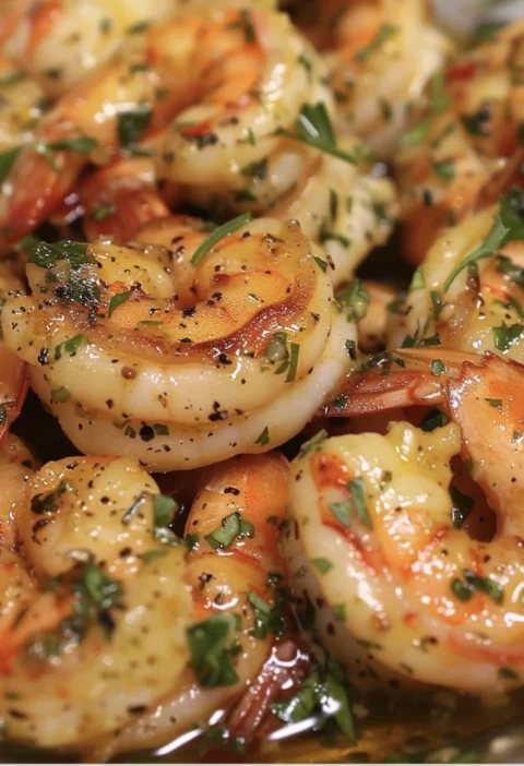 Lemon Herb Shrimp Garlic Butter Oil