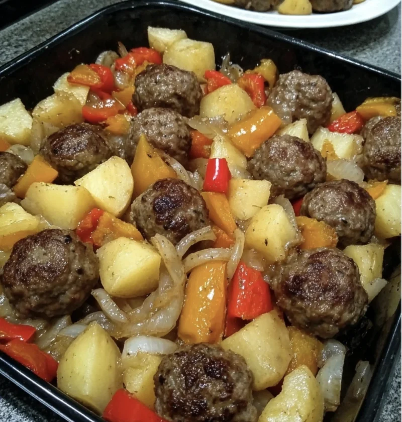 Meat Balls Potatoes