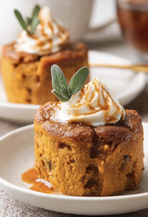 Mini Pumpkin Bread Cinnamon Swirl