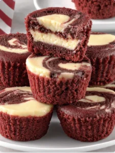Mini Red Velvet Cheesecakes