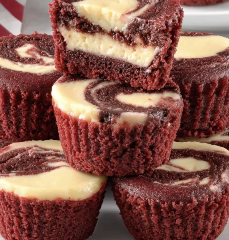 Mini Red Velvet Cheesecakes