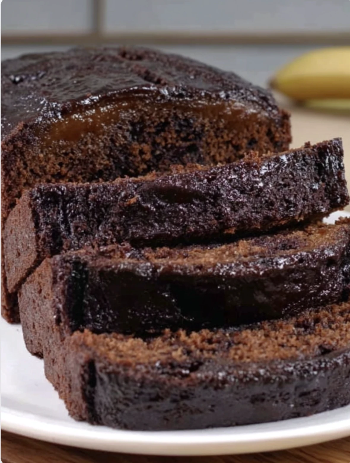 Moist Choco-Banana Cake (No Butter, No Mixer