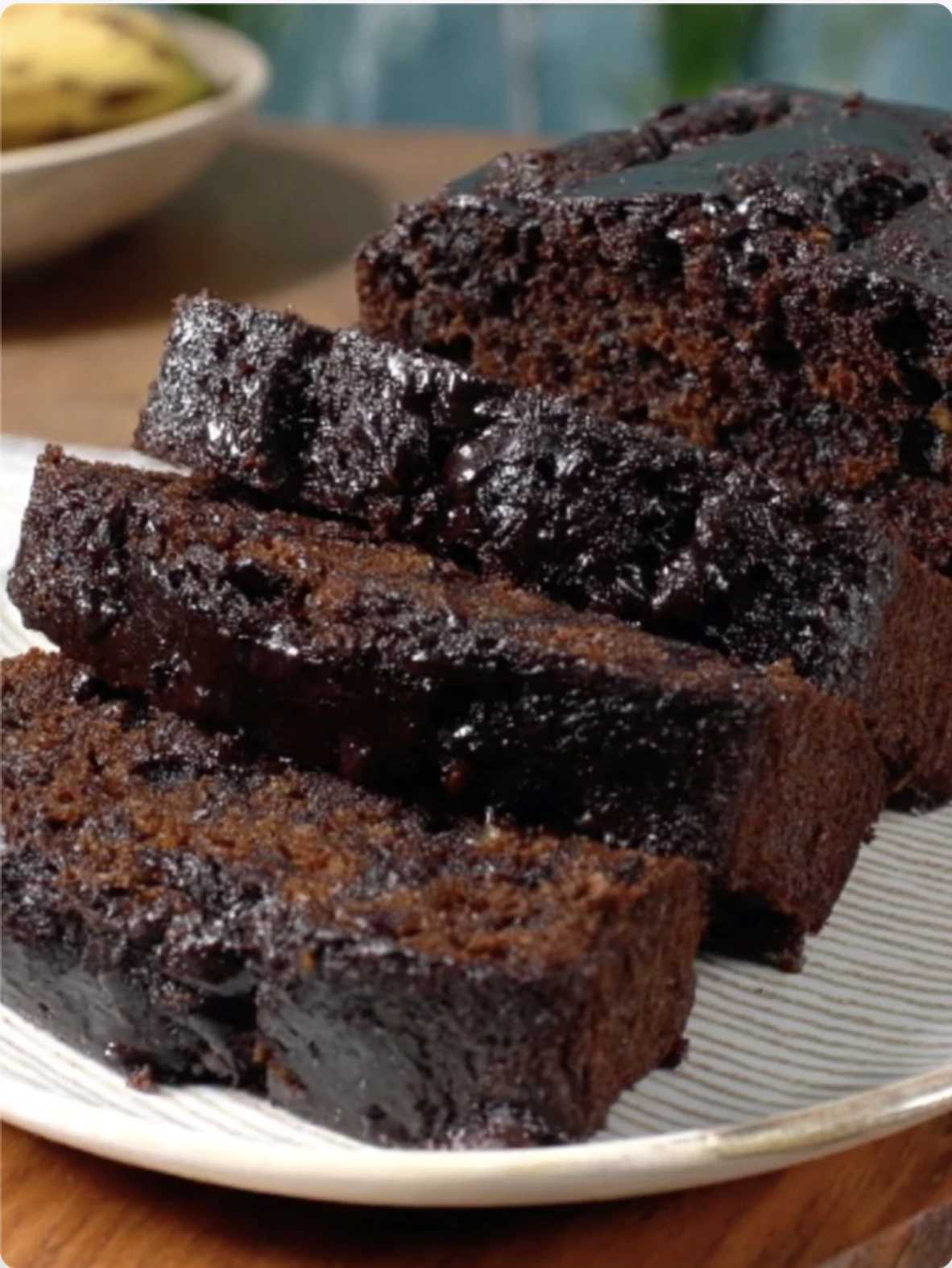 Moist Chocobanana Cake Butter Mixer