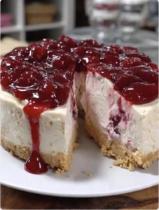 No-Bake Berry Cheesecake