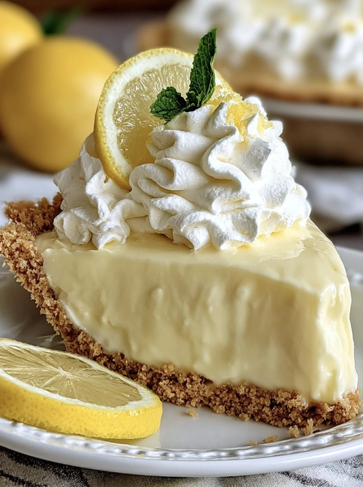 No-Bake Cream Cheese Lemonade Pie