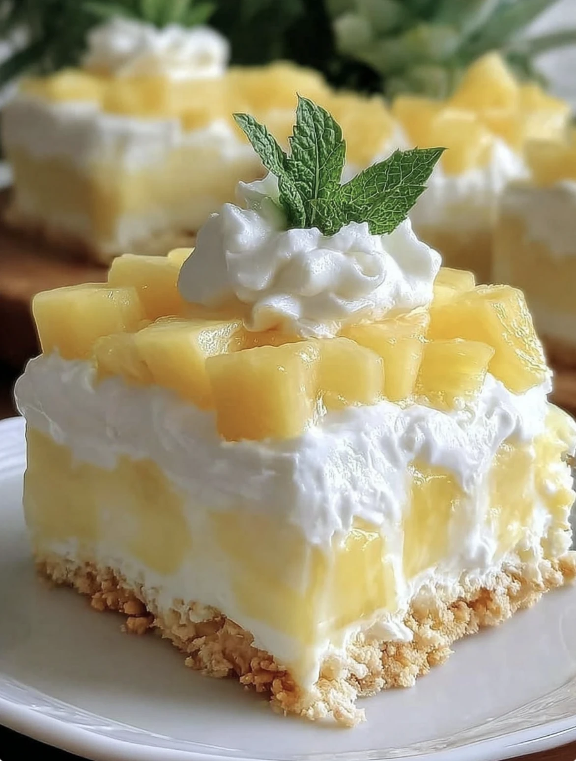 No-bake Pineapple Cream Dessert