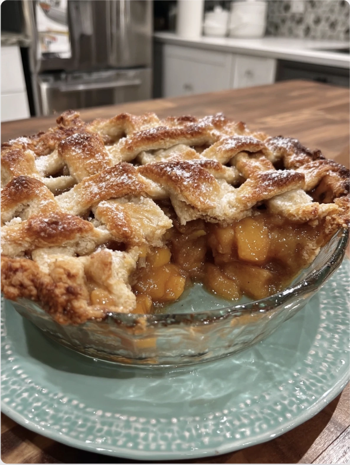 Old-Time Oven Peach Cobble