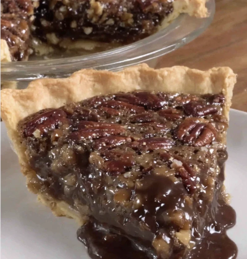 Pecan Fudge Chocolate Pie