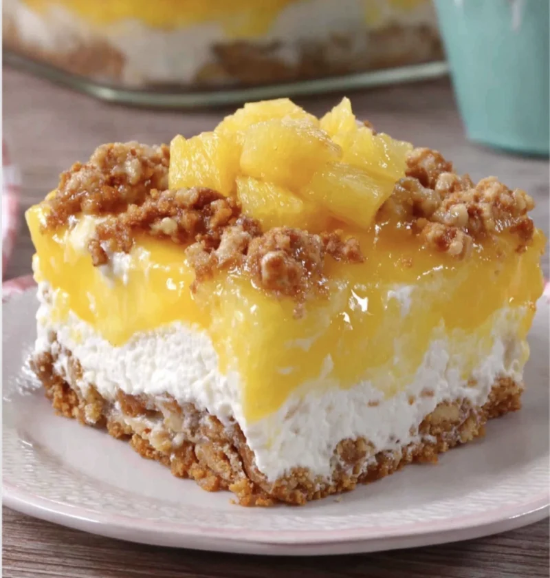 Pineapple Pretzel Salad