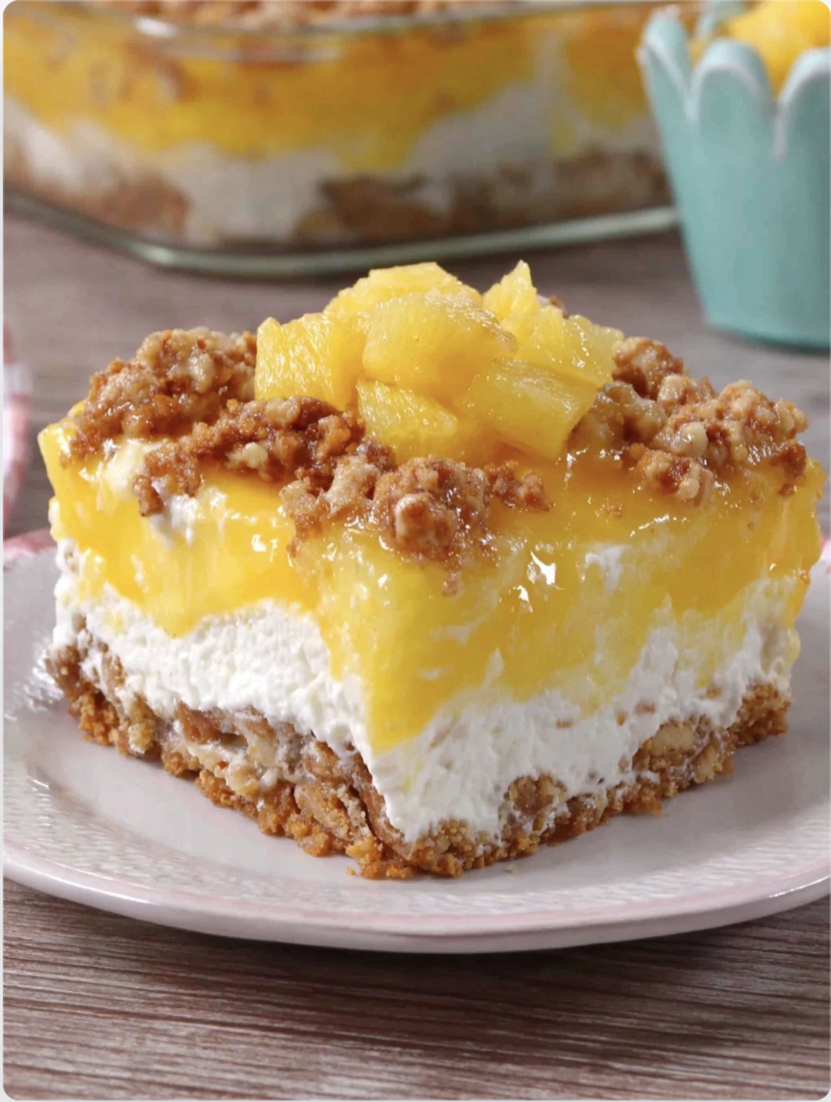 Pineapple Pretzel Salad