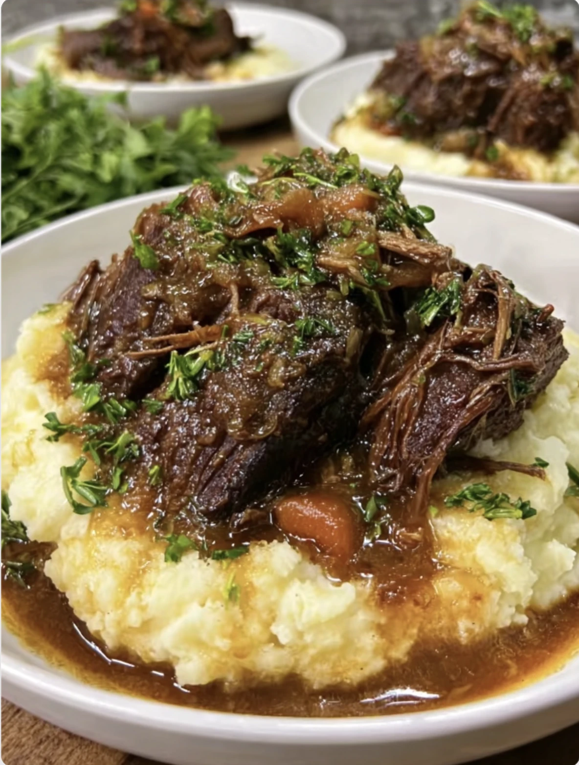 Pot Roast with Mashed Potatoes Recipe