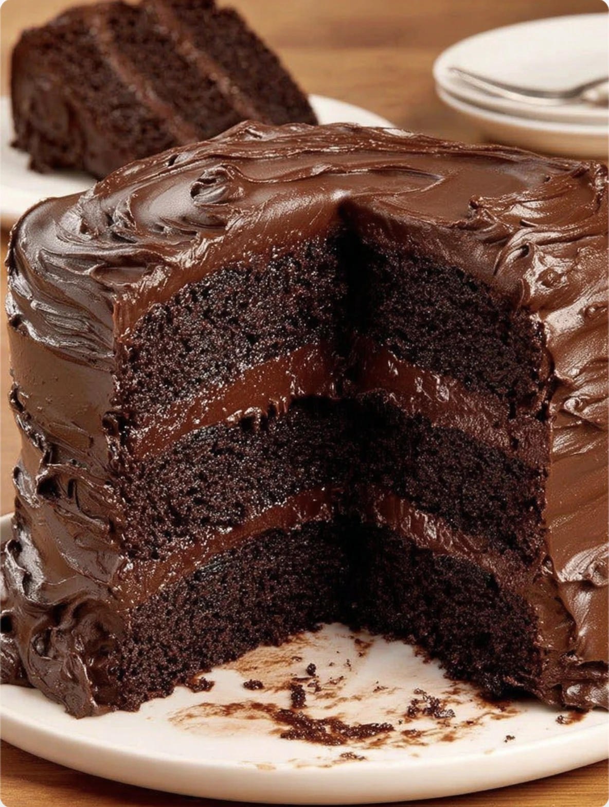 Rich and Moist Chocolate Cake