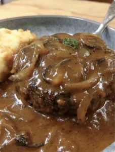 Salisbury Steak with Onion Gravy