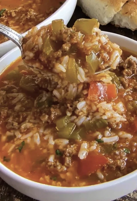 Stuffed Bell Pepper Soup