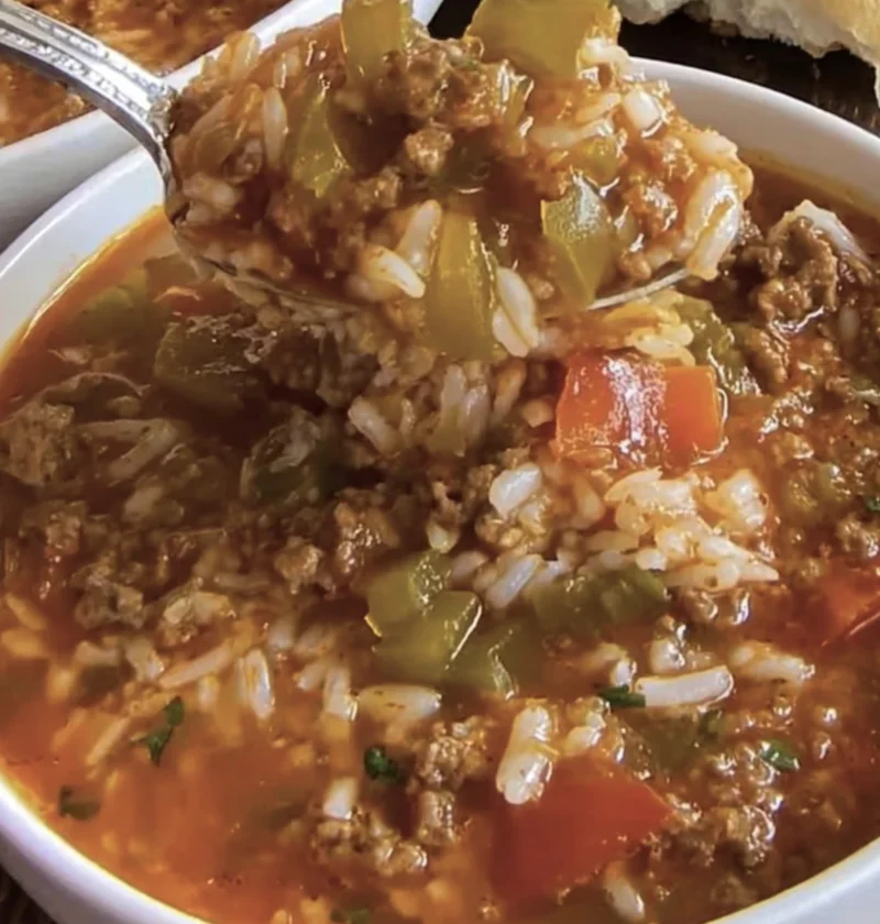 Stuffed Bell Pepper Soup