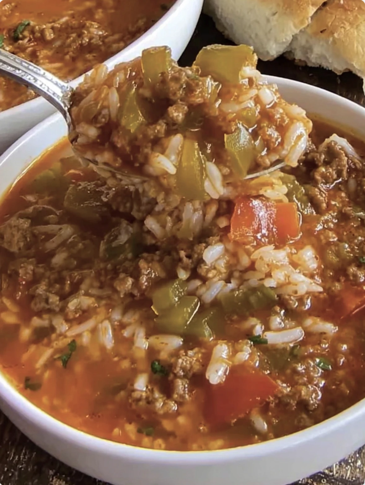 Stuffed Bell Pepper Soup