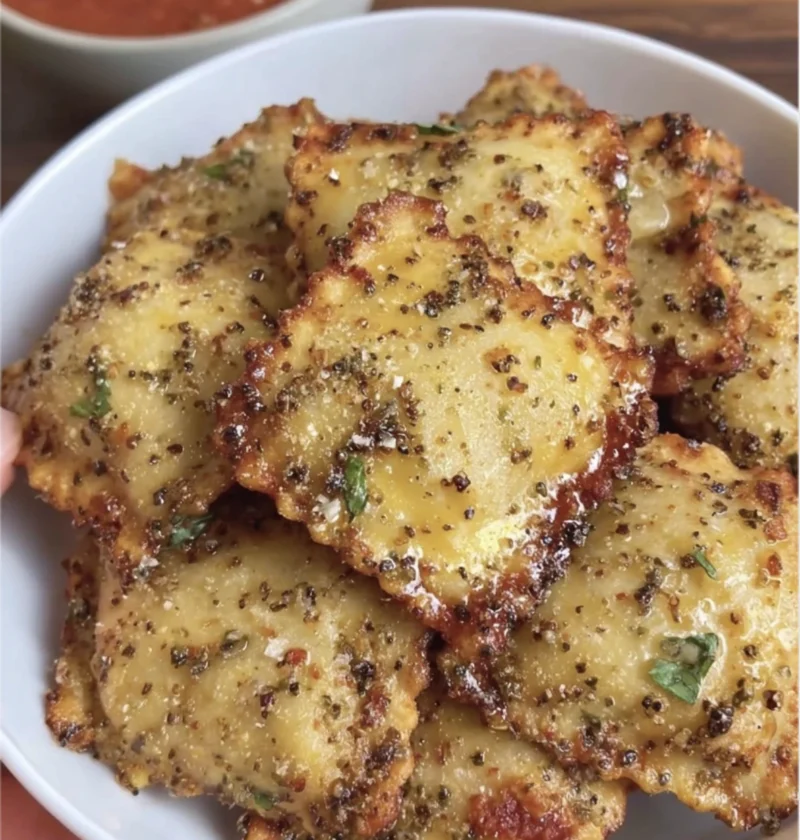 Air Fried Ravioli