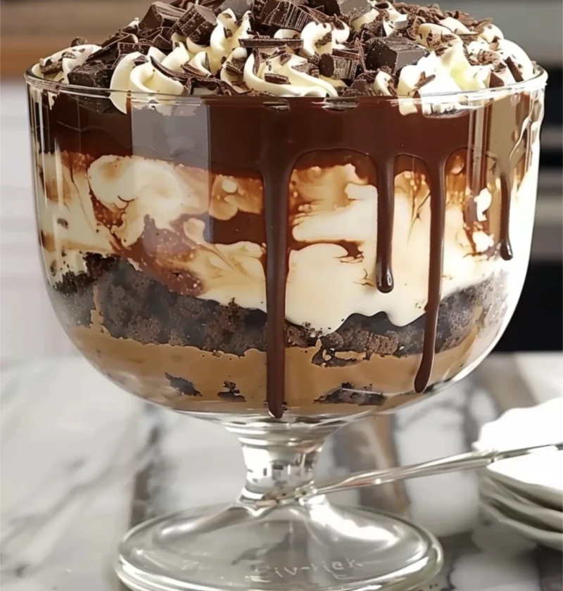 Baileys Chocolate Cheesecake Trifle