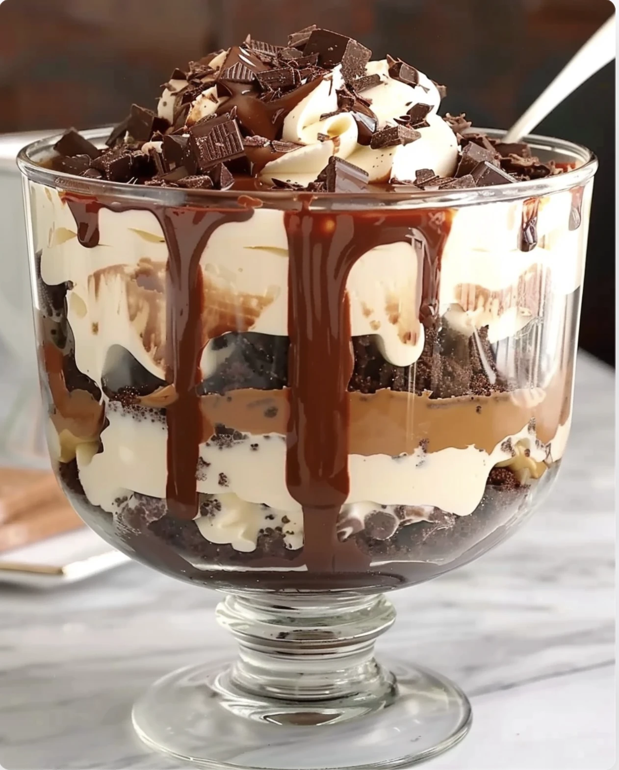 Baileys Chocolate Cheesecake Trifle