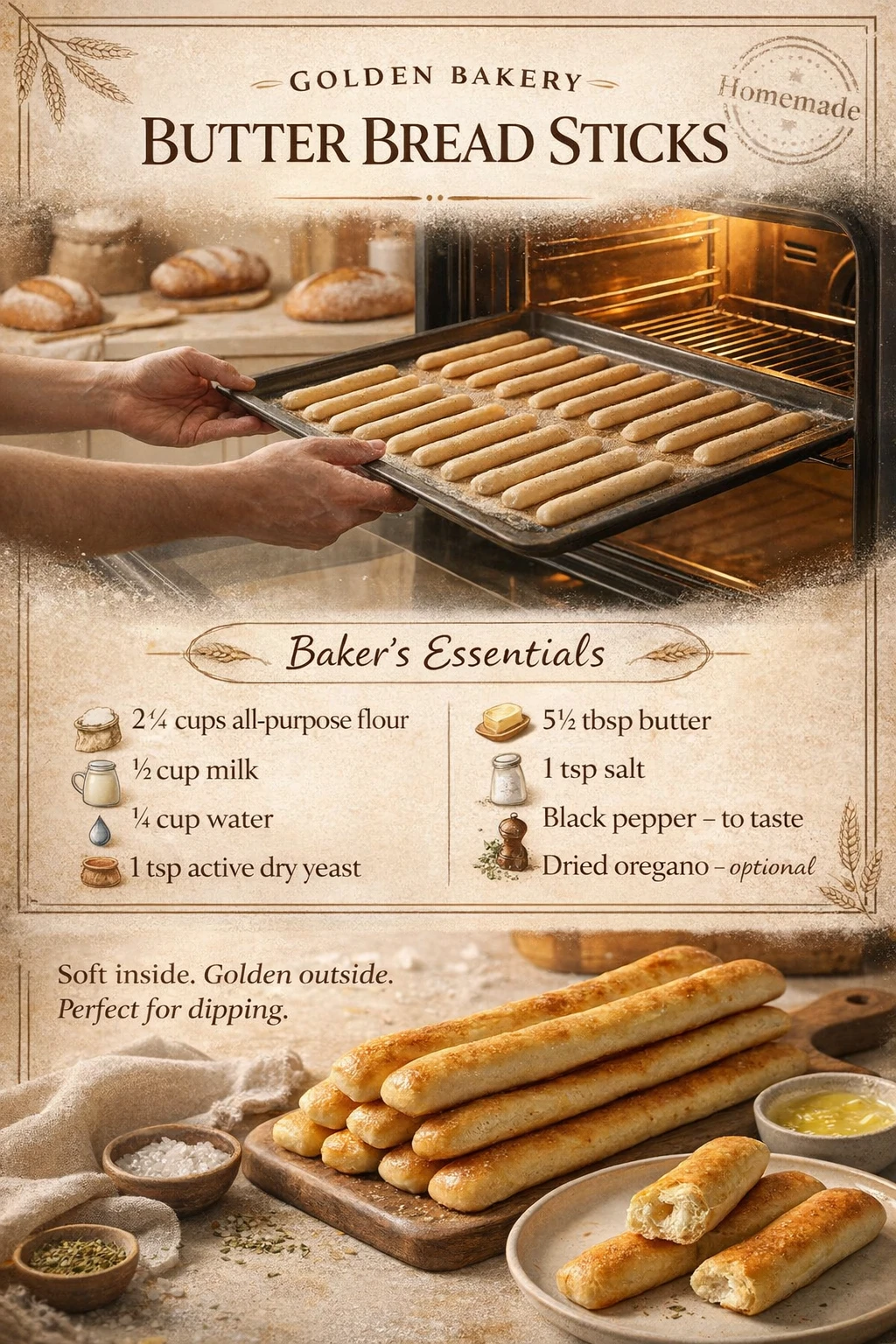 Butter Bread Sticks