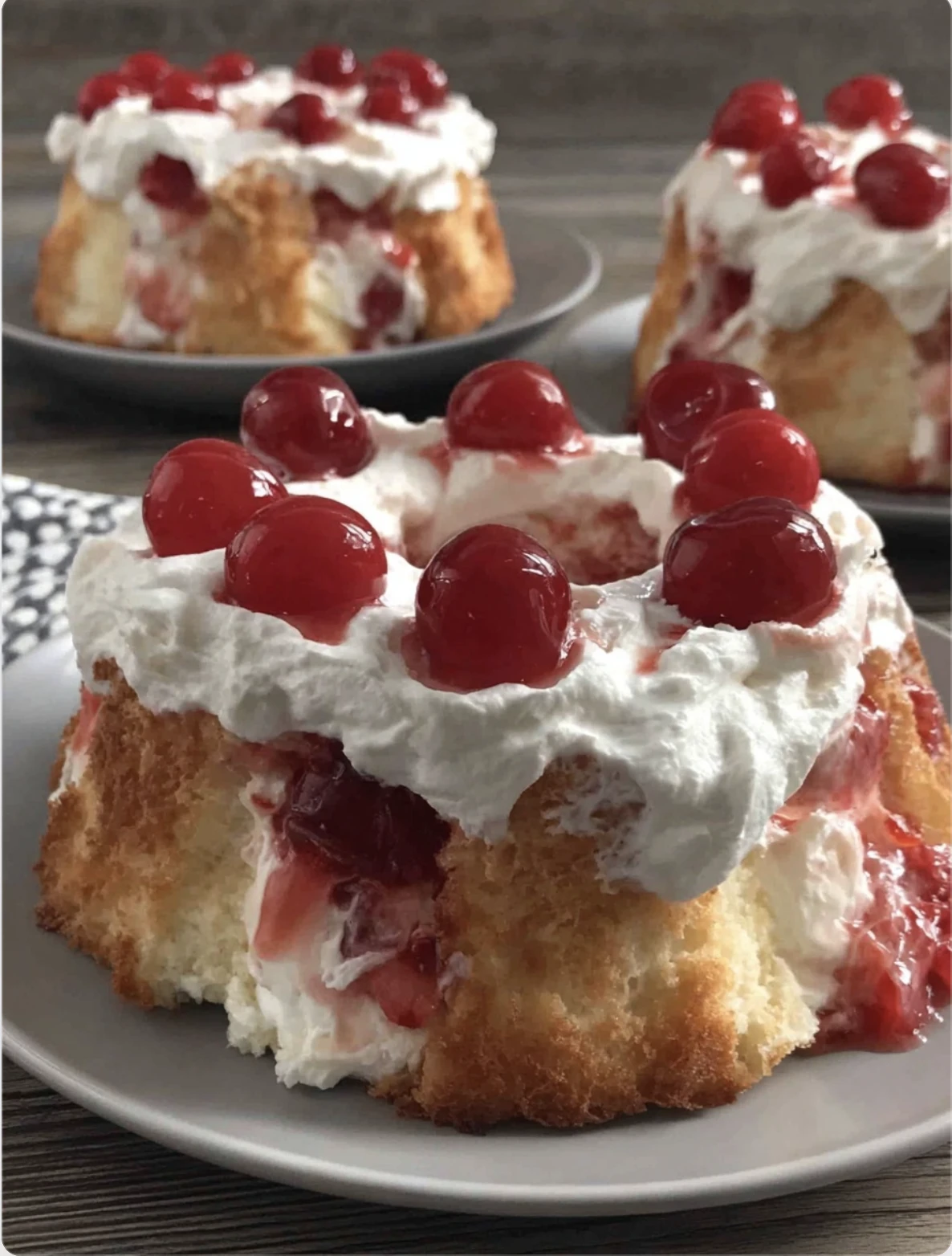 Cherry Angel Cloud Cake