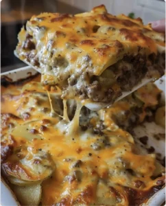 Hamburger and Potato Casserole