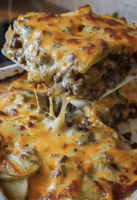 Hamburger Potato Casserole