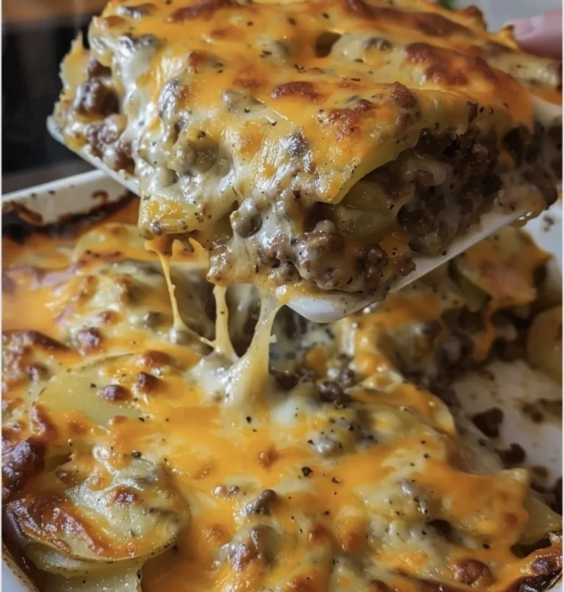 Hamburger Potato Casserole