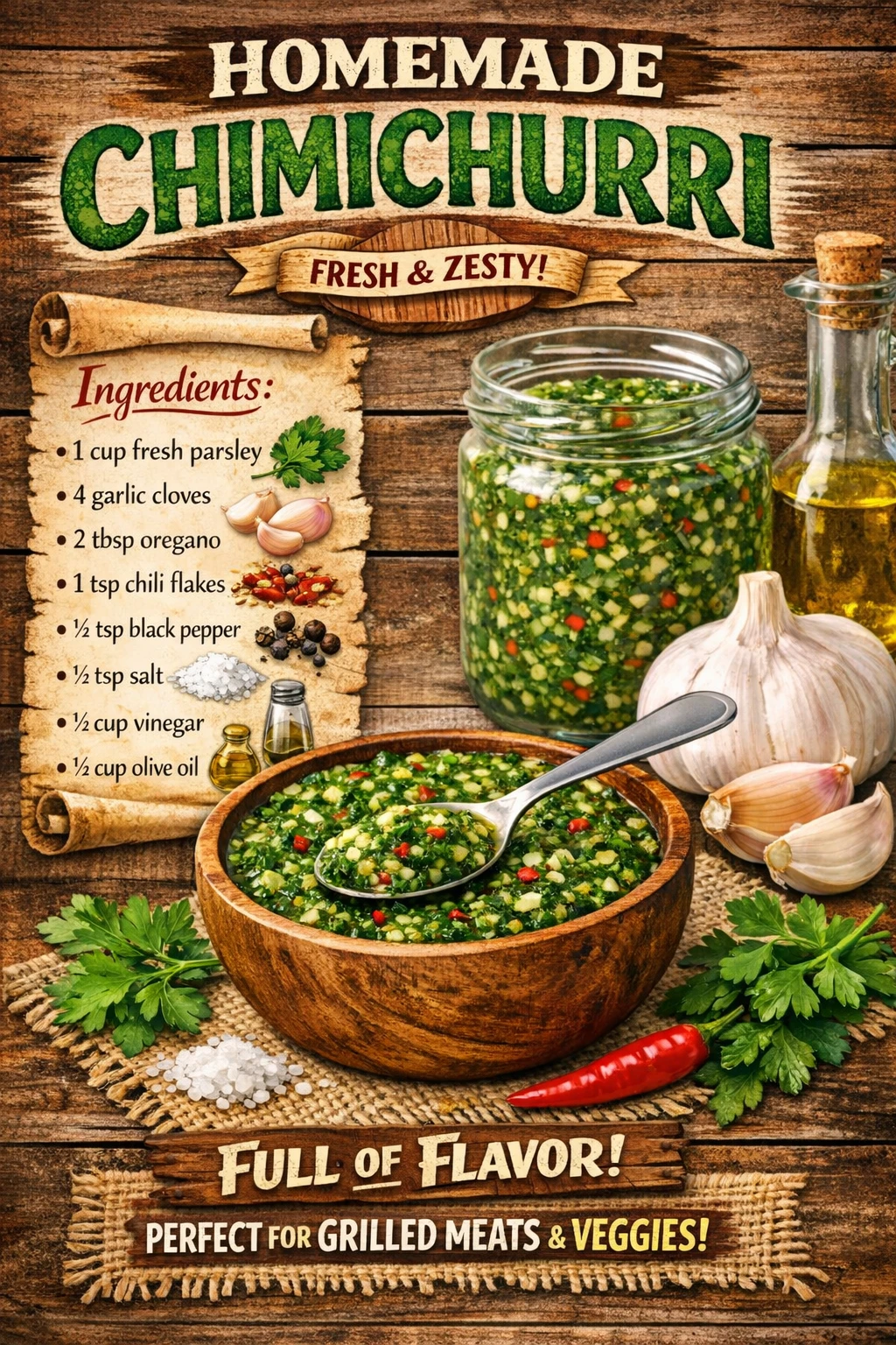 Homemade Chimichurri