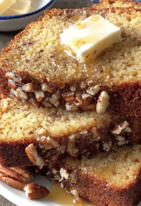 Honey Butter Sweet Alabama Pecanbread