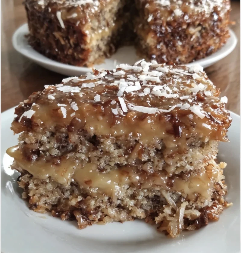 Irresistible German Chocolate Dump Cake
