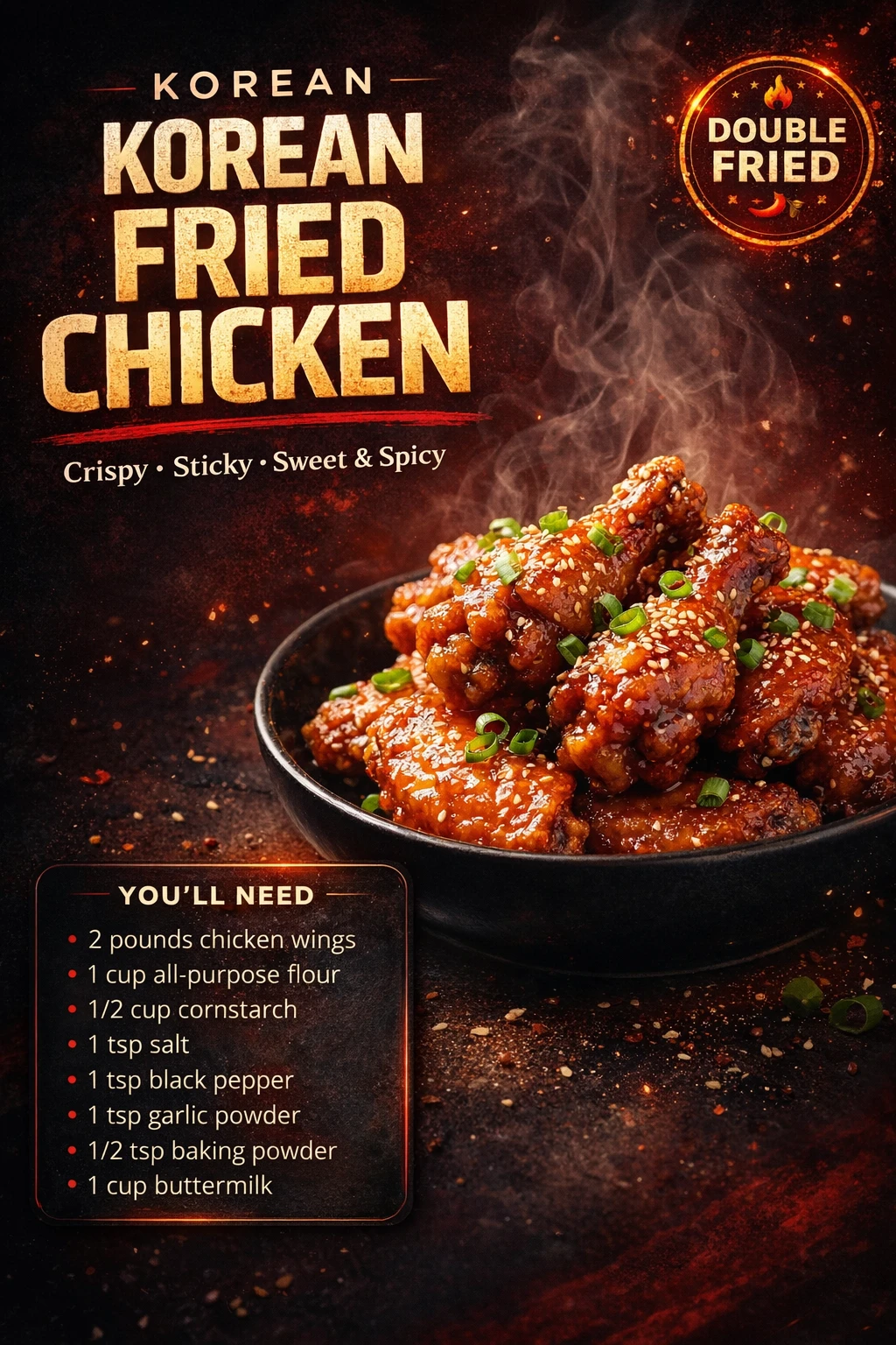 KOREAN FRIED CHICKEN