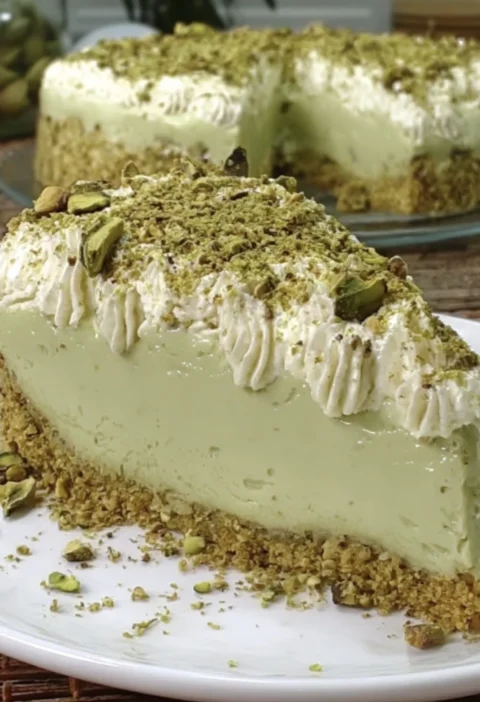 Lucky Nobake Pistachio Cream Pie