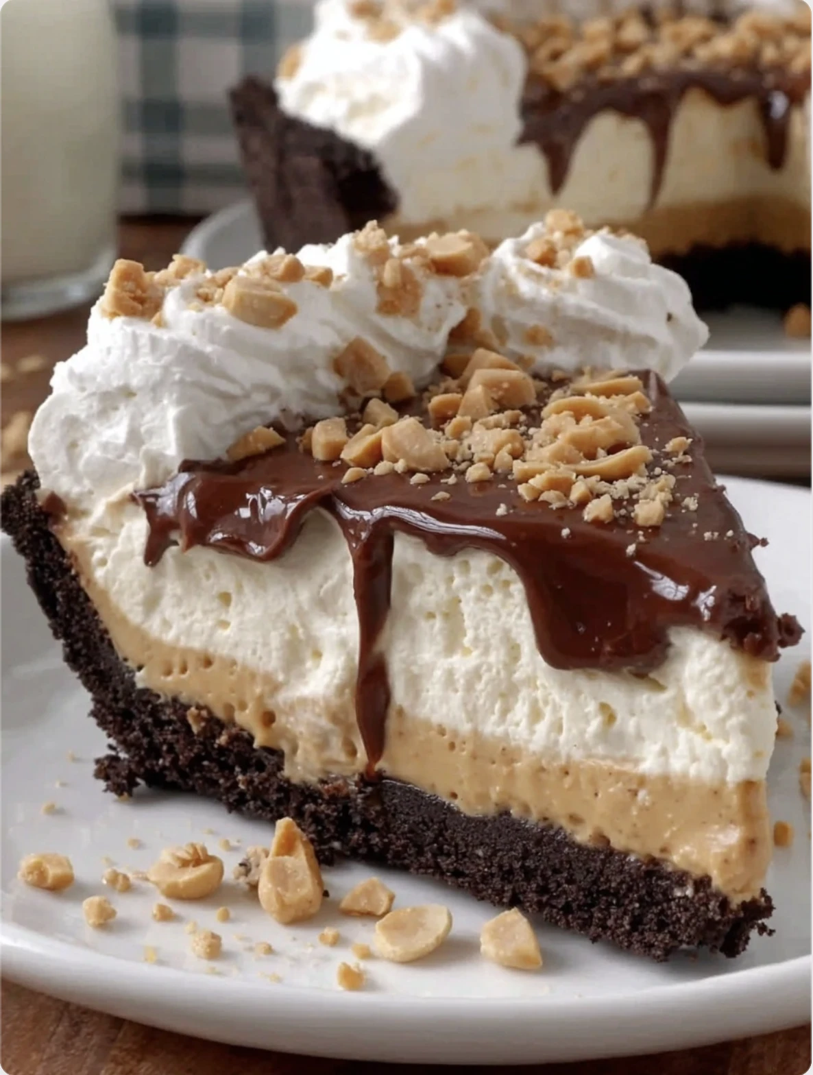 NO-BAKE PEANUT BUTTER PIE!