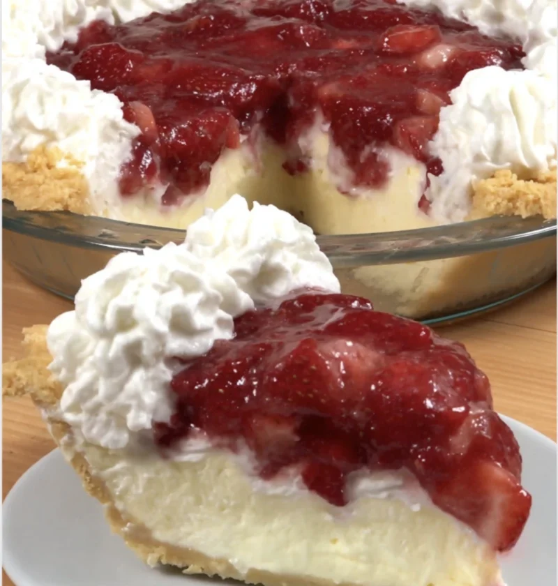 Strawberry Lemon Icebox Pie
