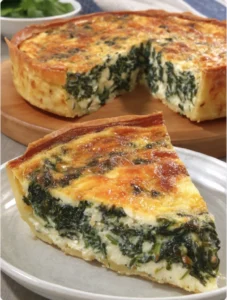 TARTA DE ESPINACA Y QUESO DE LA ABUELA