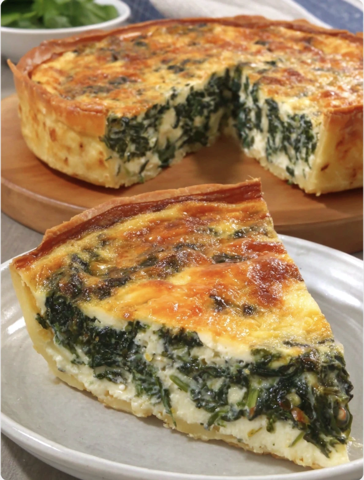 TARTA DE ESPINACA Y QUESO DE LA ABUELA