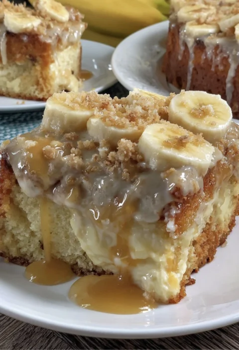 Warm Banana Pudding Pound Cake