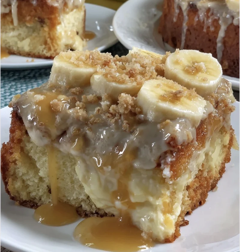 Warm Banana Pudding Pound Cake