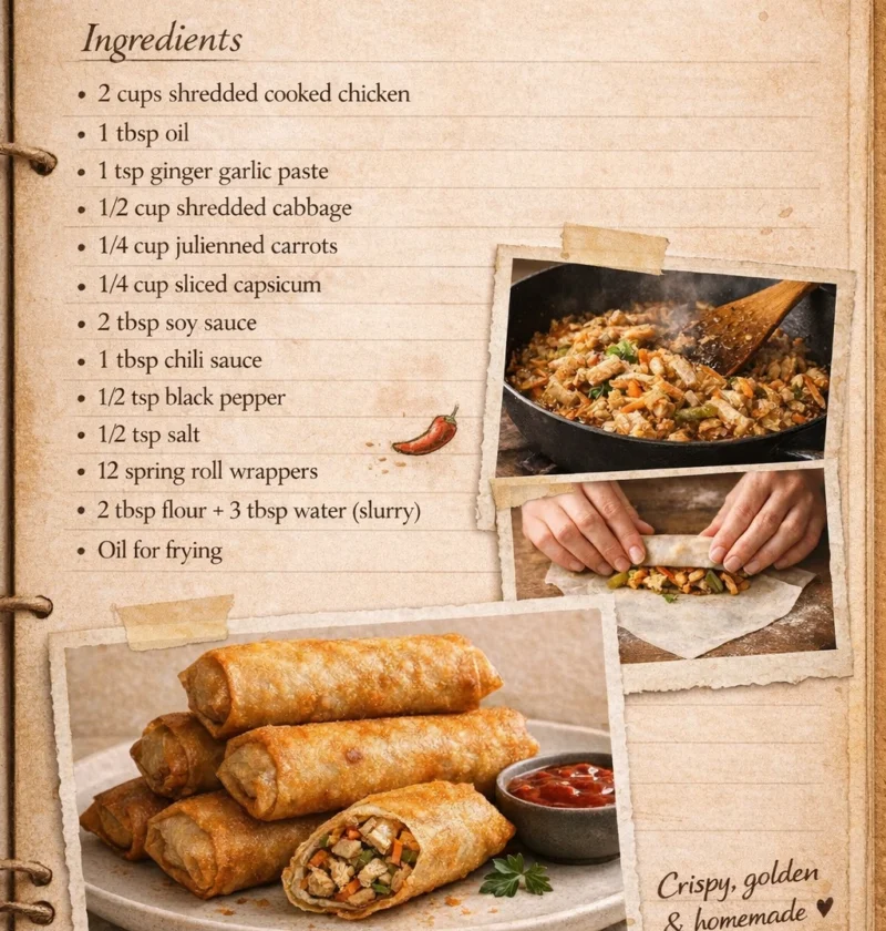 Chicken Spring Rolls