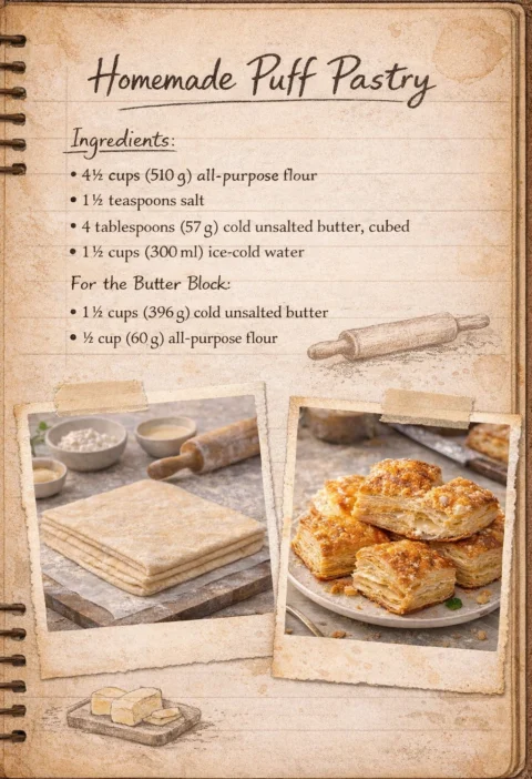 Classic Homemade Puff Pastry