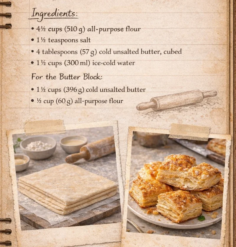 Classic Homemade Puff Pastry