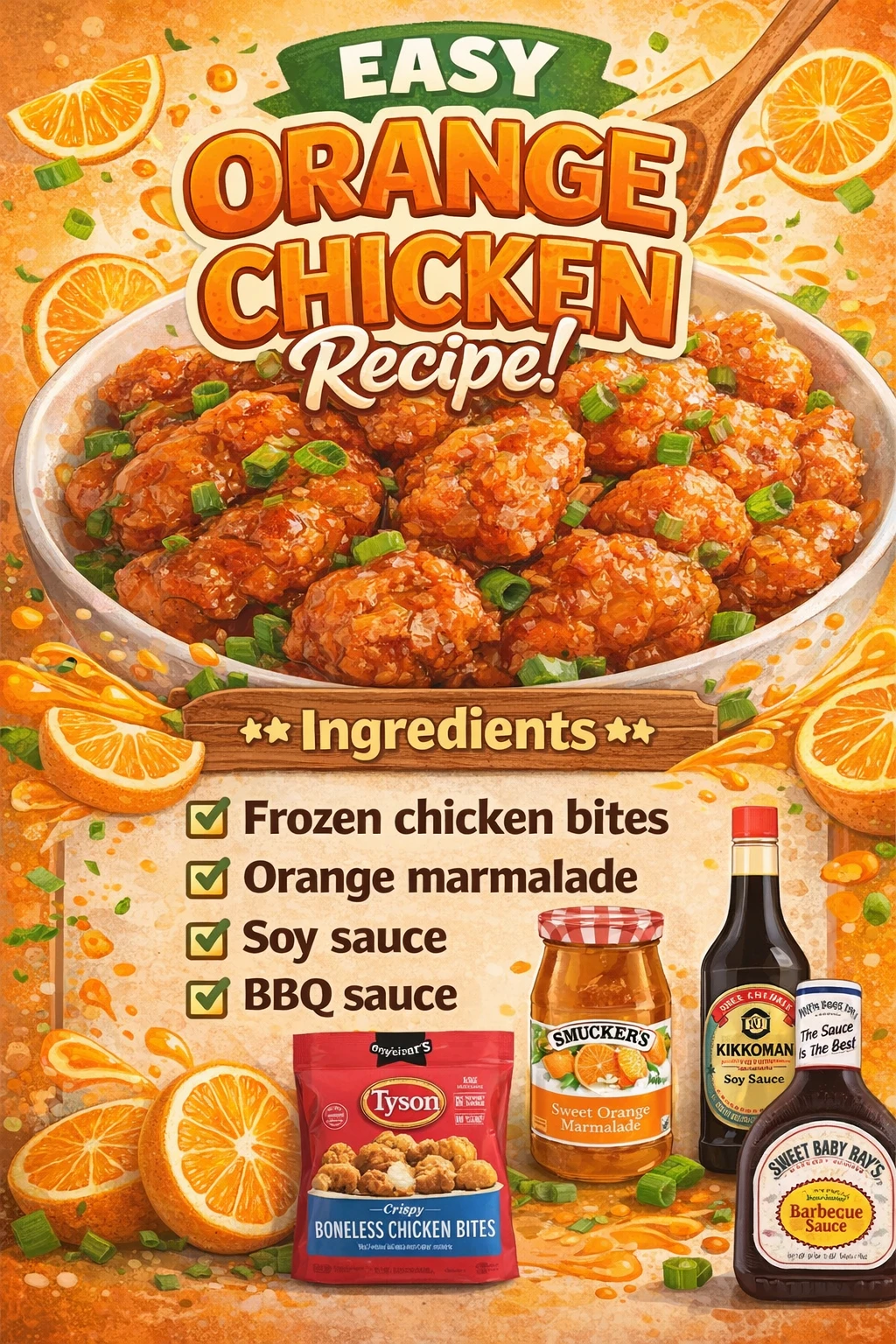 Easy Orange Chicken Recipe!