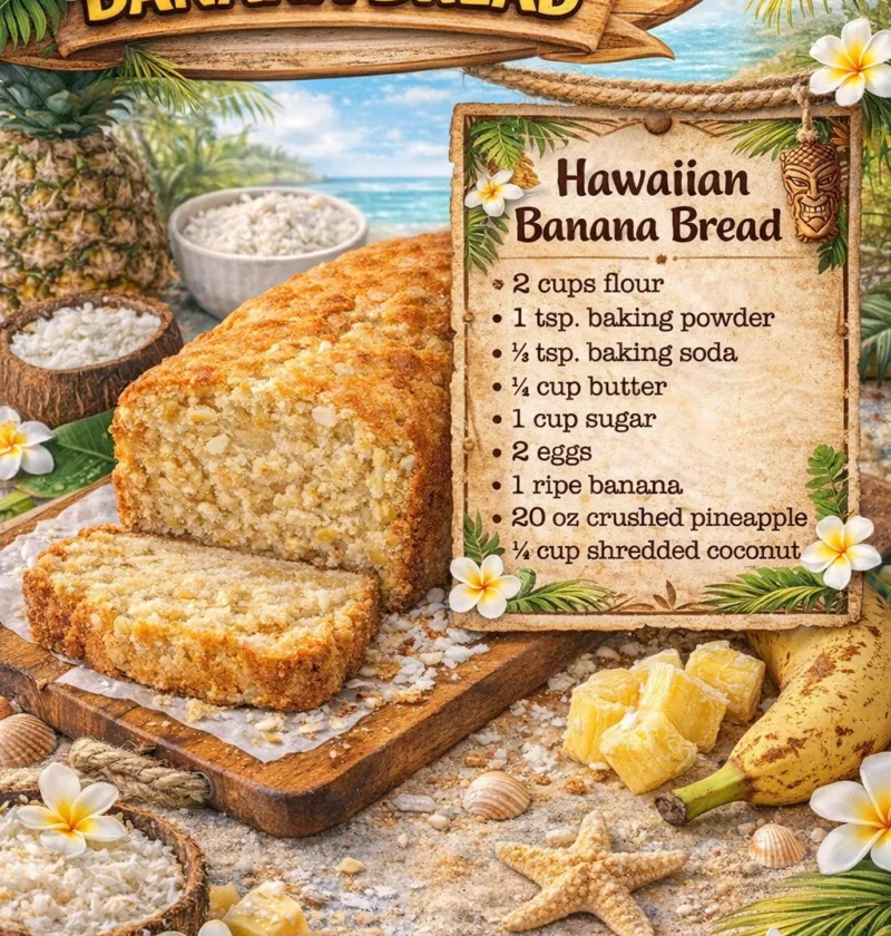 Hawaiian Banana Bread