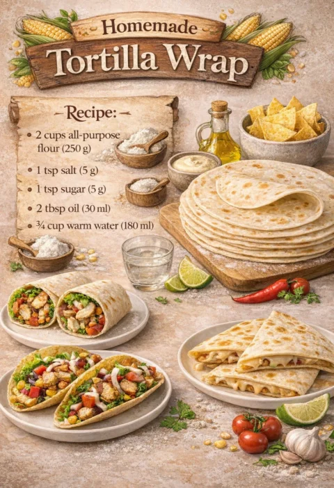 Homemade Tortilla Wrap