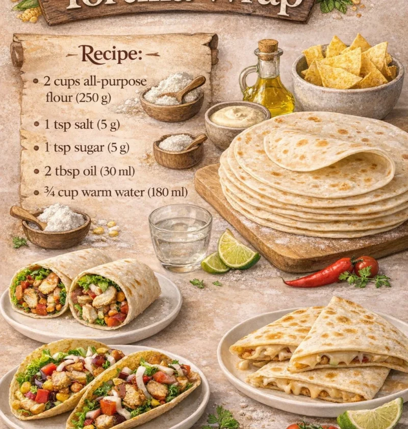 Homemade Tortilla Wrap