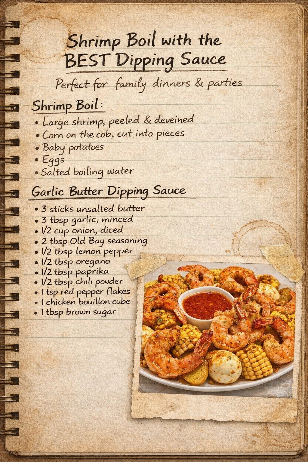 The ultimate shrimp boil