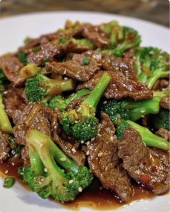 Classic Savory Garlic Beef and Tender Broccoli Stir-Fry