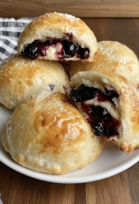 Blueberry Pie Bombs